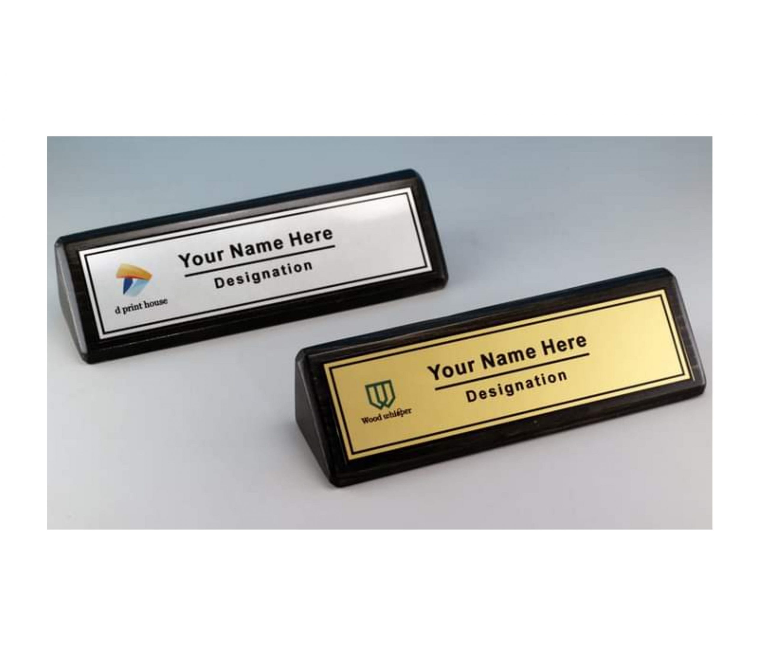 Wooden Table Nameplate - Image 2